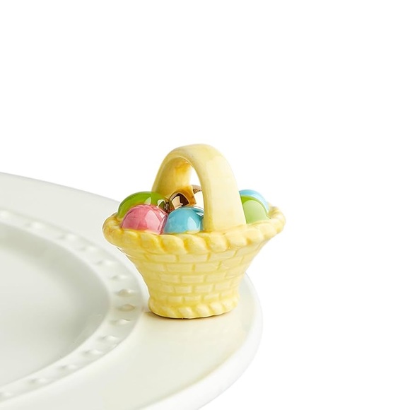 Nora Fleming Mini A214 A Tiscket, A Tasket (easter basket) - Picture 1 of 3